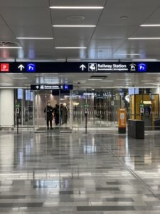 Helsinki airport train station